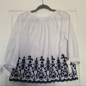 Off the shoulder blouse